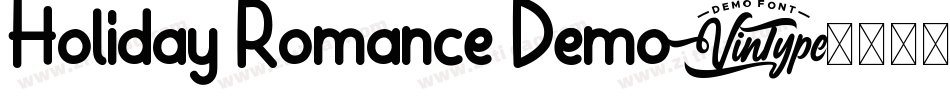 Holiday Romance Demo字体转换